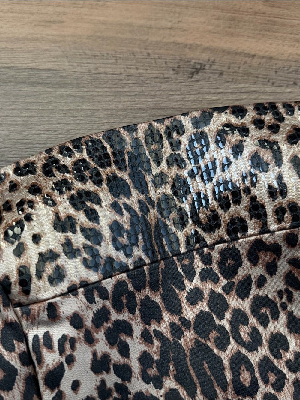Vintage Maria Bianca Nero Strapless Leopard Print Bustier Top - Sz Small - Picture 3 of 10